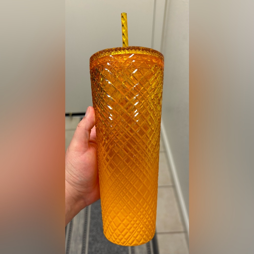 Starbucks Tumbler 24 oz - Orange Ombre Jeweled (Summer 2022)